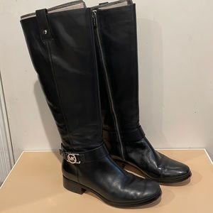 Michael Kors Leather Riding Boot